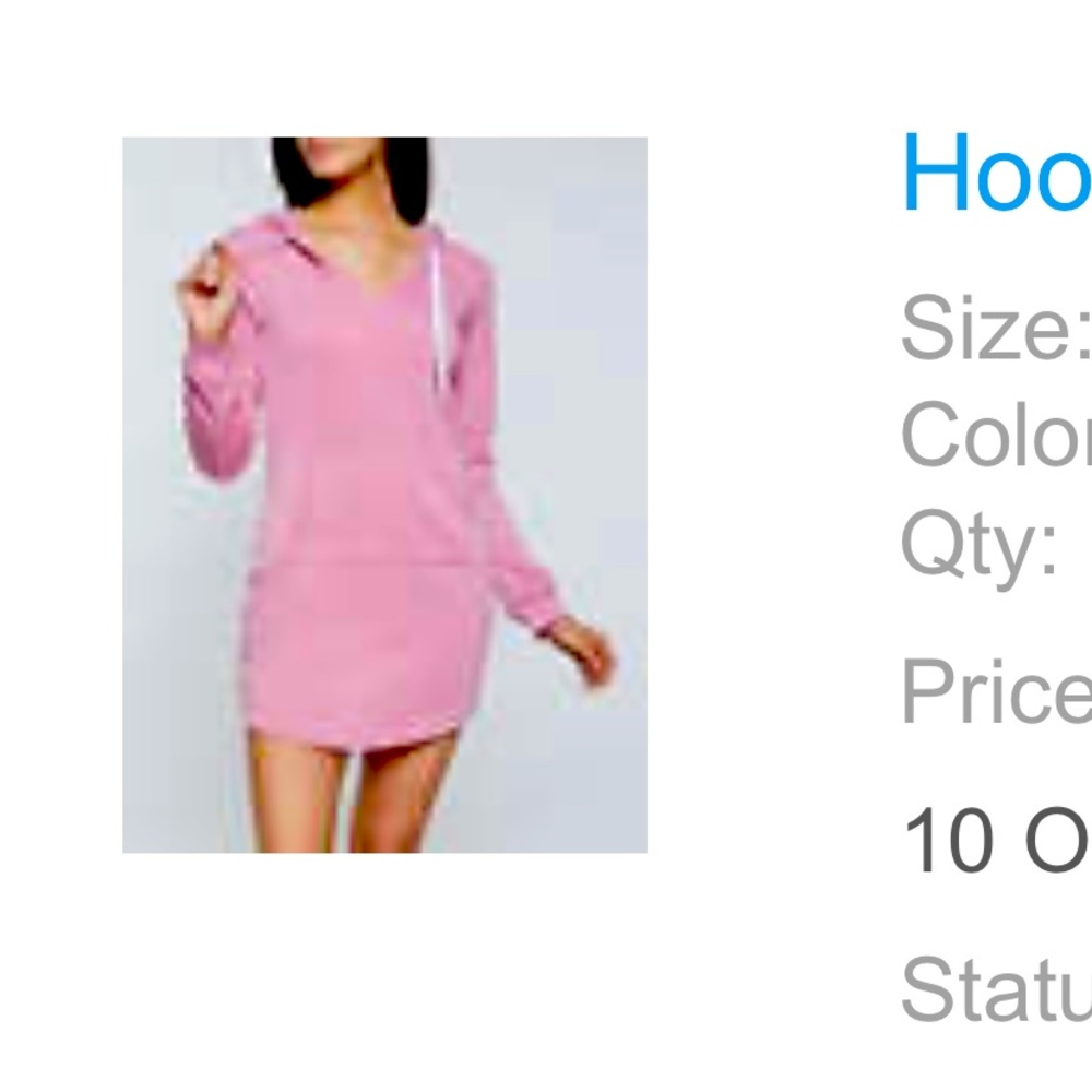 Hoodie dress